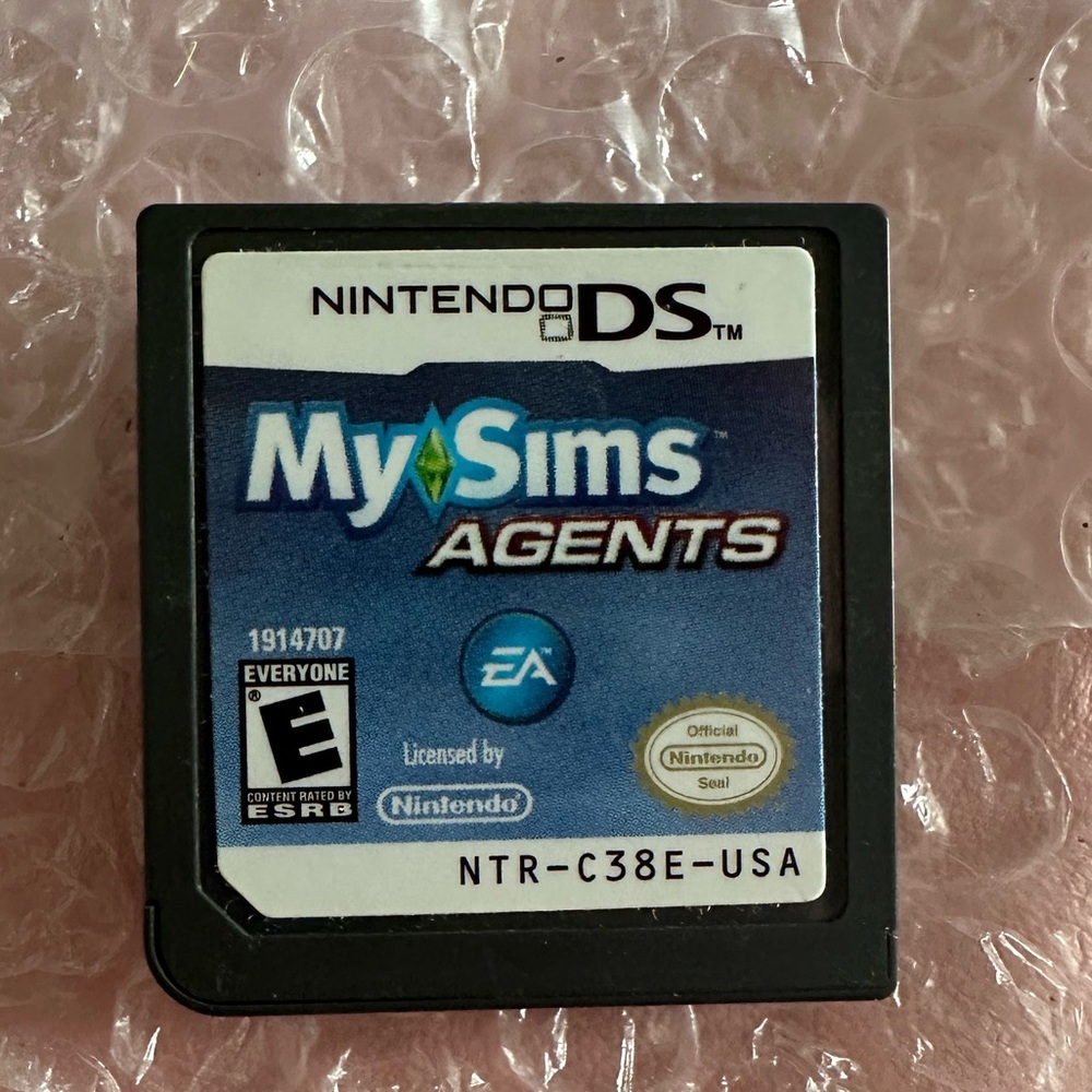 2/$35 MySims Agent Nintendo DS Rare